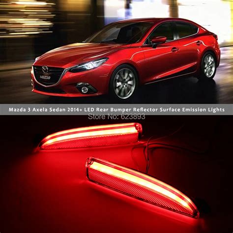 Para Mazda 3 Axela 2014 2016 LED Superbrillante Reflector De