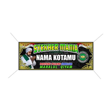 Spanduk Sholawat Costum Bahan Kain Lazada Indonesia