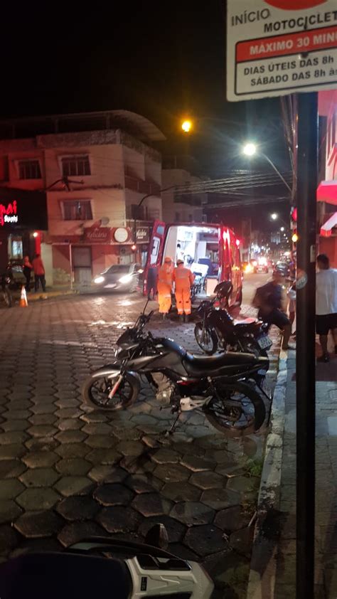 Acidente Entre Carro E Motocicleta Deixa Mulher Ferida Na Avenida