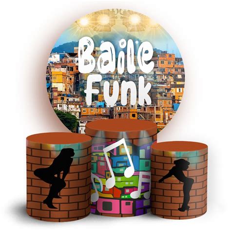 Kit Redondo E Trio Baile Funk Sublimado D Sublitex Pain Is