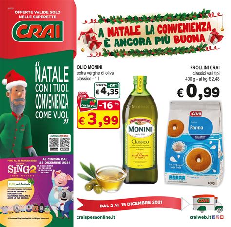 Calam O Volantino Crai Ama Superette Dal Al Dicembre