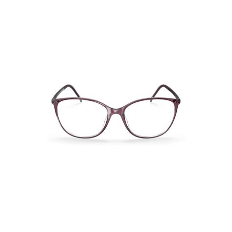 Silhouette 1601 Spx Illusion 4110 Tricolore Dark Orchid Eyeglasses Woman