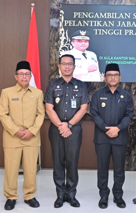 Pj Walikota Padangsidimpuan Lantik Ir Armin Siregar Sebagai Kepala