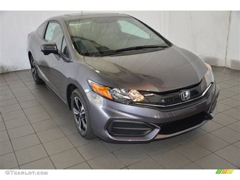 2014 Modern Steel Metallic Honda Civic EX Coupe 90444797 GTCarLot