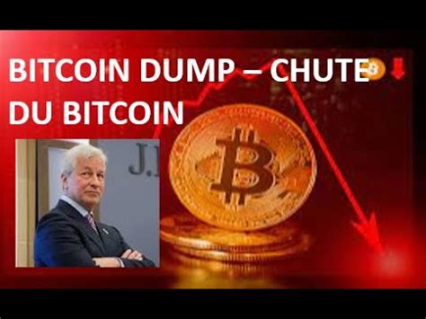 Bitcoin Dump Chute Brutal Du Bitcoin Et Des Cryptos Peur Sur Les