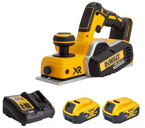 Dewalt Dcp580n 18v Xr Li Ion Cordless Brushless Planer With 2 X 5 0ah