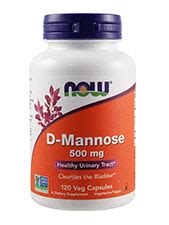 Now Foods D Mannose 500 Mg