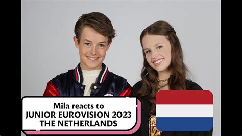 Mila Reacts To The Netherlands Junior Eurovision Sep Jasmijn