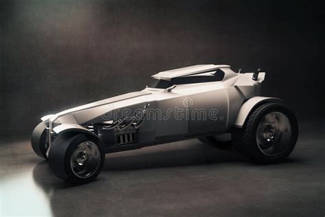 Grey Hot Rod Stock Illustration Illustration Of Antique