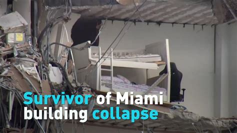 Survivor Of Miami Building Collapse Cgtn