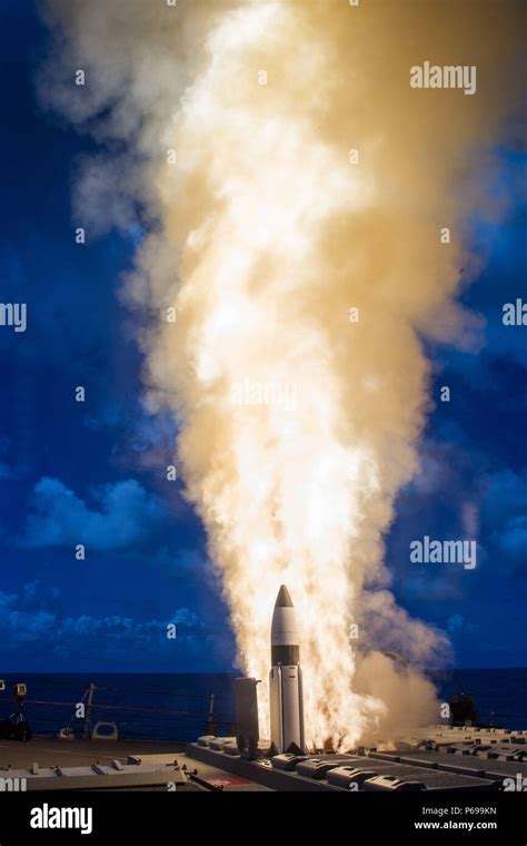 The Missile Defense Agency And Us Navy Sailors Aboard Uss Hopper Ddg