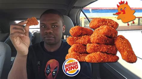 Burger King Spicy Chicken Nuggets Fast Food Review Youtube