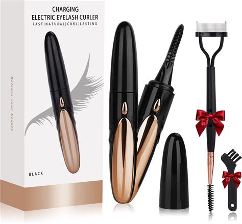 Enkinil Heated Eyelash Curler With Comb And Brush Electric
