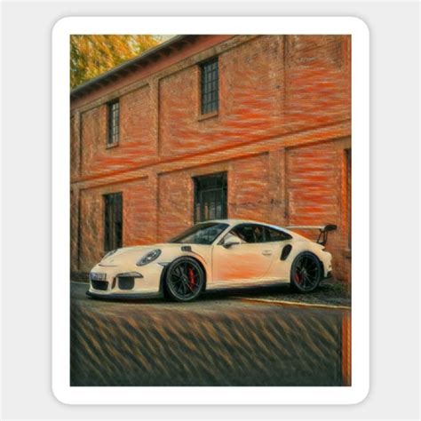 Porsche 911 Gt3 Rs Porsche 911 Gt3 Rs Sticker Teepublic