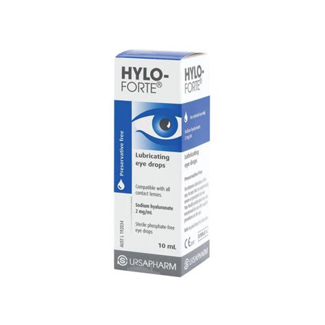 Hylo Forte Eye Drops 10mL - Adelaide City Optometrist