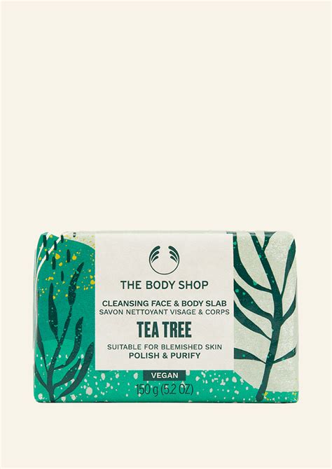 Tea Tree Soap Slab 150g The Body Shop Indonesia