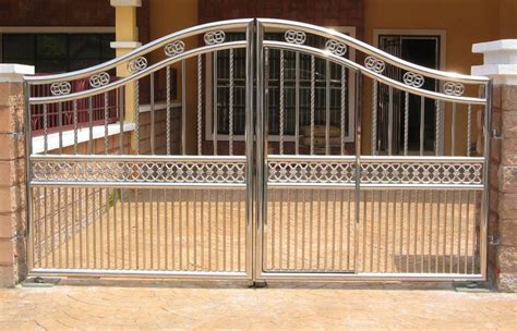 Sliding Silver Ss Design Gate For Home Office At Rs 800 Sq Ft In