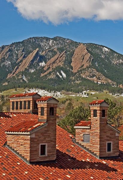 CU Boulder Rooftop2 : University of Colorado Boulder campus : Mike Barton Photography