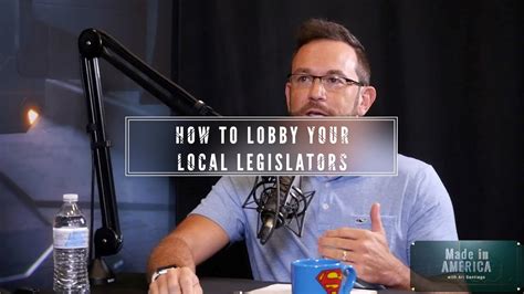 How To Lobby Our Local Legislators Youtube