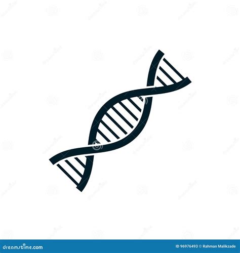 Genetic Dna Icon Stock Vector Illustration Of Healthy 96976493