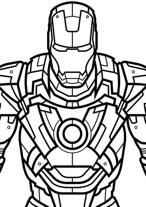 Free Easy To Print Iron Man Coloring Pages Tulamama