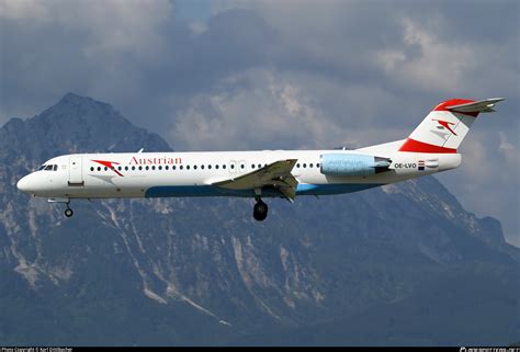 OE LVO Austrian Airlines Fokker F100 F28 Mark 0100 Photo By Karl