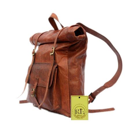 Best Leather Roll Top Backpack | 100% Genuine Leather - El Solo