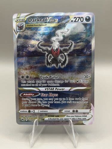 Pok Mon Tcg Darkrai Vstar Crown Zenith Galarian Gallery Gg Gg Holo