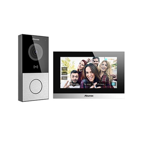 Akuvox Ip Video Intercom Kit Wi Fi Video Door Phone A Touchscreen