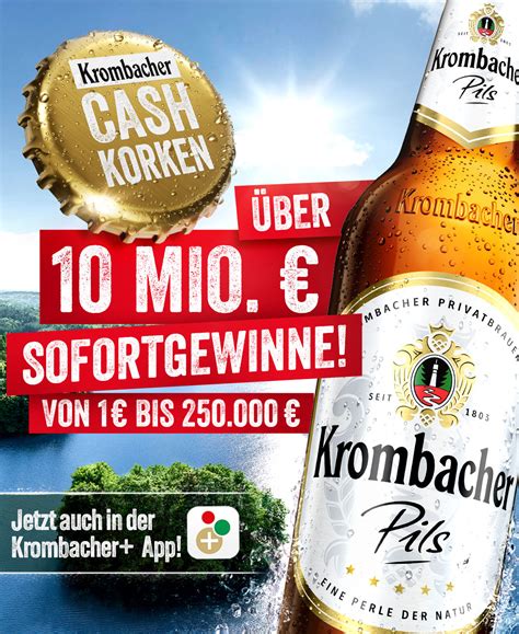 Krombacher Cash Korken