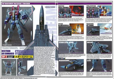 Soundwaves Oblivion Transformer Toy Archive Masterpiece Starscream Mp 3