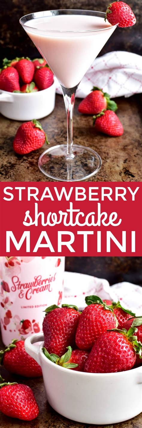 This Strawberry Shortcake Martini Is The Ultimate Dessert Drink Made