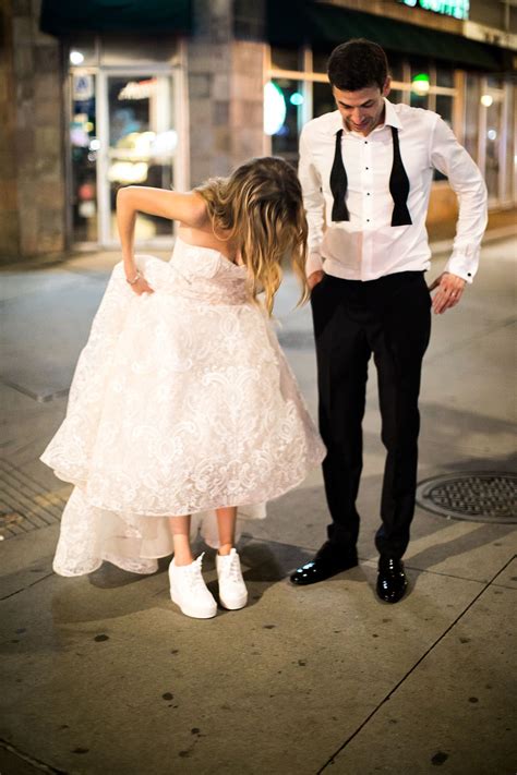 Bride Wedding Dress With Sneakers | The FSHN