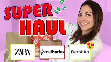 Super Haul Mayo Zara Bershka Y Stradi Me Lo Pruebo Todo Mini