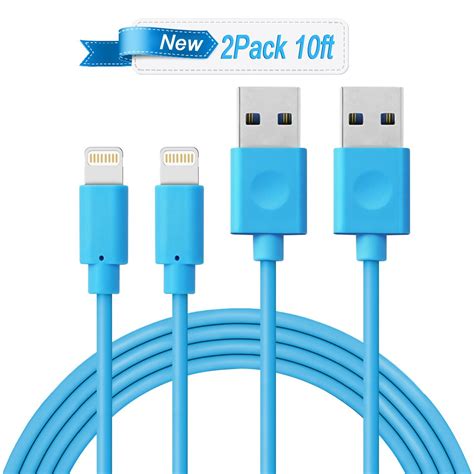 Iphone Charging Wire Marchpower 2 Pack 10ft Extra Long Nylon Braided Usb Cord Charging Cable