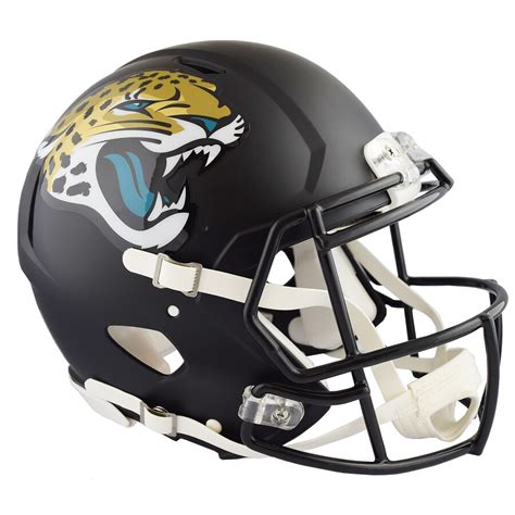 Riddell Jacksonville Jaguars Black Matte Alternate Speed Full-Size Pro ...