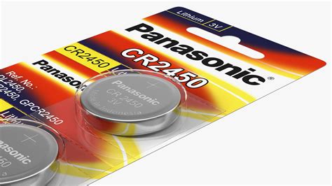 Panasonic Cr2450 Coin Battery Blister Package 3d Model 29 3ds Blend C4d Fbx Max Ma Lxo