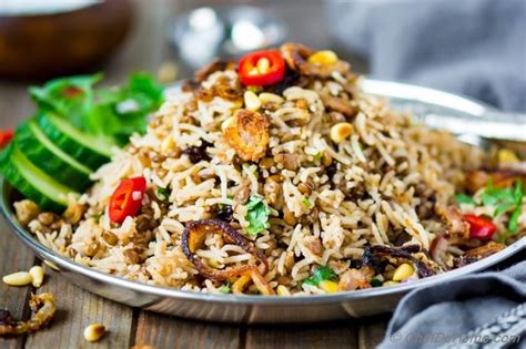 Mujaddara - Spiced Lentils and Rice Recipe | ChefDeHome.com