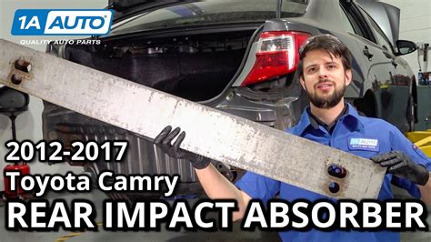 How To Replace Rear Bumper Impact Absorber Toyota Camry A Auto