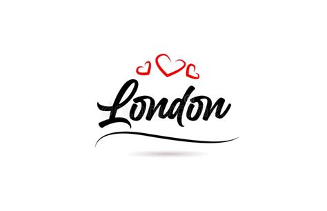 Love London Lettering Stock Illustrations 184 Love London Lettering