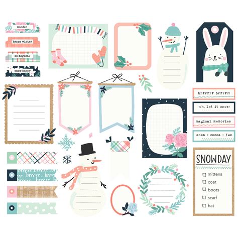 Winter Wonder Journal Bits And Pieces Simple Stories