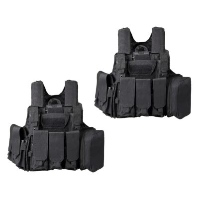 Generico X Chalecos Tacticos Militares Airsoft Chaleco Tactico Black