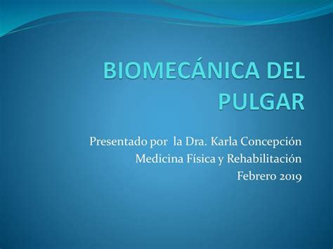 Biomec Nica Del Pulgar Karla Udocz