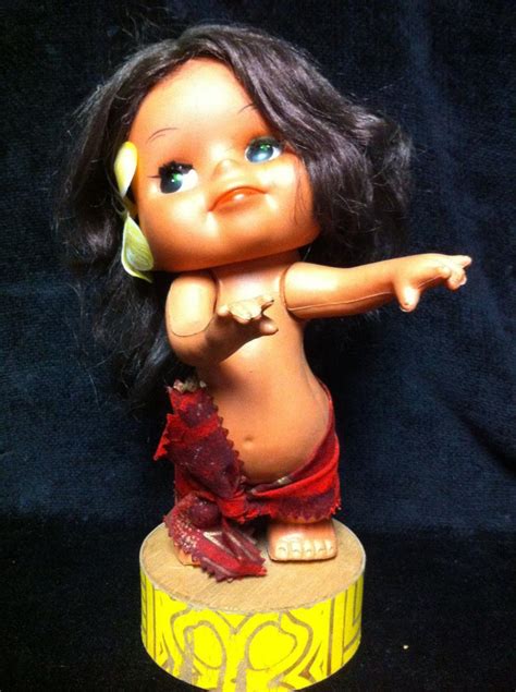 Vintage Hawaiian Dancing Hula Girl Large 10 5 Figurine Doll Hawaii Figure Aloha 1941934222