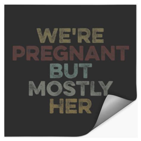 Mens Were Pregnant But Mostly Her Twins Announc Stickers Sold By