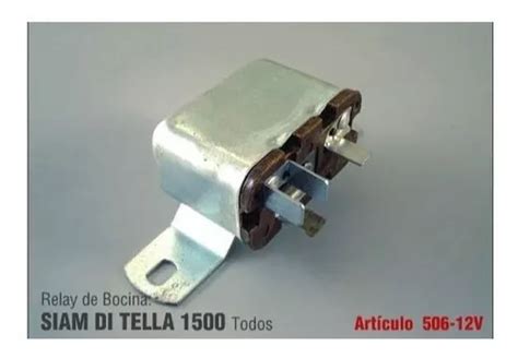 Relay De Bocina Siam Di Tella Magnette Argenta 12v En Venta En