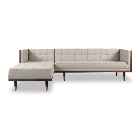 Kardiel Woodrow Mid-century Modern Box Sofa Sectional - Overstock - 27120818 | Mid century ...