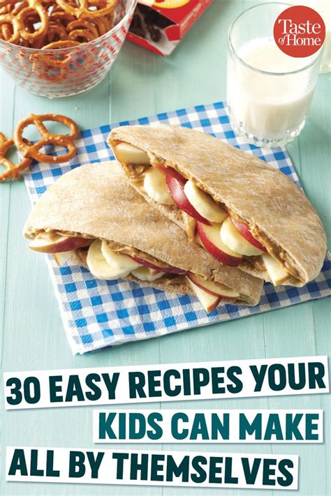 69 Easy Recipes Your Kids Can Make All By Themselves | Kids cooking ...