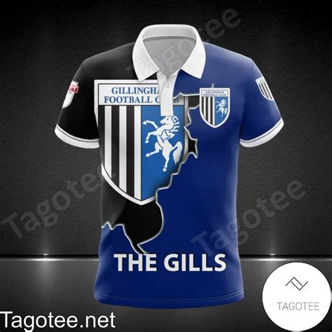 Gillingham Fc The Gills Shirts Polo Hoodie Tagotee