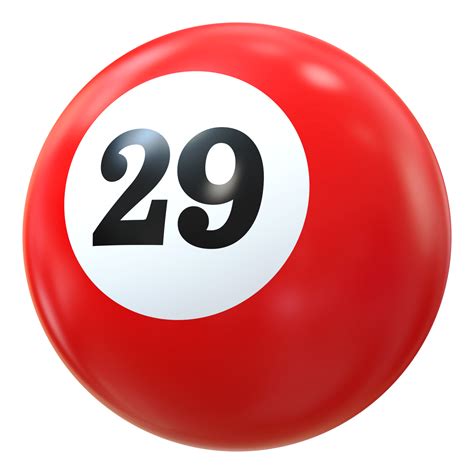 number  ball red  png